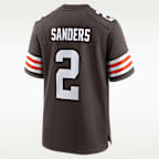 Shedeur Sanders Cleveland Browns Men's Nike NFL Game Jersey