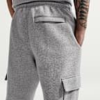 Pants cargo de tejido Fleece para hombre Nike Club