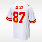 Jersey de juego Nike para hombre Travis Kelce Kansas City Chiefs