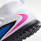 Tacos de fútbol para pasto sintético (turf) Nike Phantom 6 High Club