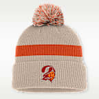 Tampa Bay Buccaneers Rewind Peak Men's Nike NFL Cuffed Pom Beanie