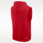 Sudadera sin mangas con gorro sin cierre Nike Dri-FIT MLB para hombre 2026 All-Star Game Authentic Collection