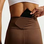 Nike One Bike Shorts mit hohem Bund für Damen (ca. 12,5 cm)