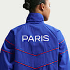 Paris Saint-Germain Windrunner Home Women's Nike Football UV Woven Full-Zip Anthem Jacket