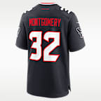 David Montgomery Houston Texans Men's Nike NFL Game Jersey