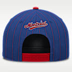 Gorra Nike de la MLB ajustable con estructura A-Frame para hombre Montreal Expos Cooperstown Rise