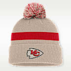 Kansas City Chiefs Rewind Peak Men's Nike NFL Cuffed Pom Beanie