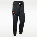 Pants de pierna entallada Nike Dri-FIT de la NFL para hombre Washington Commanders Sideline Standard Issue