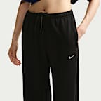 Nike Studio Fleece Lightweight 'French Terry' Women's Mid-Rise Wide-Leg Trousers