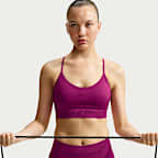Bra deportivo de baja sujeción con almohadillas para mujer Nike Pro Seamless