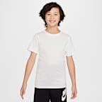 Camisetas interiores de cuello redondo para niños talla grande (paquete de 2) Nike
