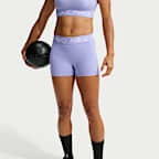 Nike Pro Mallas cortas de talle medio de 8 cm - Mujer