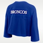 Denver Broncos Rewind Fashion Women's Nike Dri-FIT NFL Cropped Jersey