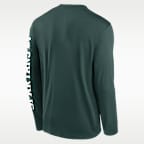 Michigan State Primetime Stack Legend Men's Nike Dri-FIT College Long-Sleeve T-Shirt