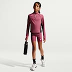 Maglia a manica lunga con zip a metà lunghezza Nike Pro Dri-FIT – Ragazza
