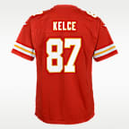 Travis Kelce Kansas City Chiefs Big Kids' Nike NFL Game Jersey