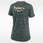 Green Bay Packers Rivalries Collection Sideline Velocity Women's Nike Dri-FIT NFL T-Shirt