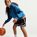 Shorts de básquetbol Dri-FIT para niño talla grande Nike DNA