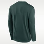 Michigan State Courtside Men's Nike Dri-FIT College Long-Sleeve T-Shirt