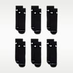Nike Kids' Dri-FIT Elevated Everyday Crew Socks (6 Pairs)