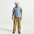 Nike Sportswear Club Big Kids' Knit Short-Sleeve Polo