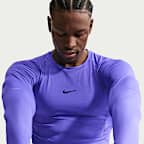 Nike Pro Men's Dri-FIT Tight Long-Sleeve Fitness Top
