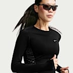 Playera de correr de manga larga Dri-FIT sin costuras para mujer Nike Swift