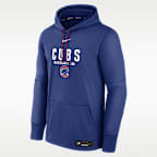 Chicago Cubs Authentic Collection Men's Nike Therma MLB Pullover Hoodie