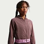 Nike Pro Fleece Big Kids' (Girls') Dri-FIT Full-Zip Hoodie