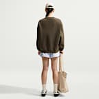 Playera oversized para mujer Nike Studio Fleece Medium Weight