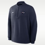 New England Patriots Par Men's Nike Therma-FIT NFL Half-Zip Pullover