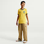 Brazil 2026/27 Match Home Older Kids' Nike Aero-FIT Football Authentic Jersey