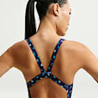 Traje de baño de una pieza con diseño Fastback para mujer Nike Swim HydraStrong