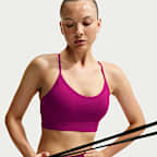 Bra deportivo de baja sujeción con almohadillas para mujer Nike Pro Seamless