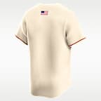 Texas Wordmark Men's Nike College Limited Baseball Jersey