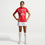 Atlético Madrid Home Women's Nike Dri-FIT Football Pre-Match Top