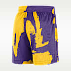 Los Angeles Lakers Courtside Jordan Dri-FIT NBA Mesh-Trainingsshorts für Herren