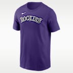 Matt Holliday Colorado Rockies Cooperstown Men's Nike MLB T-Shirt