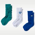 Nike Juxta-Girl Kids' Crew Socks (3 Pairs)
