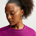 Nike Studio Fleece Medium Weight Women's Oversized Cropped Crew