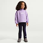 Conjunto de leggings de 2 piezas Swoosh Sparkle infantil Nike