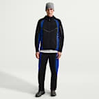 Chaqueta Windrunner con tecnología Nike Tech de tejido Fleece con cremallera completa y bloques de color - Hombre