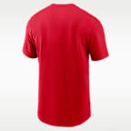 Playera universitaria Nike para hombre Ohio State Campus Local Madness