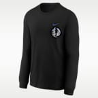 Playera de manga larga para niños talla grande Dallas Mavericks Essential City Edition