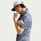 Nike Par Men's Dri-FIT Tartan Camo Print Golf Polo