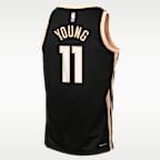Jersey Nike de la NBA Swingman para niños talla grande de Trae Young de los Atlanta Hawks City Edition