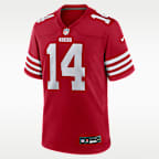 Jersey de fútbol americano Nike de la NFL Game para hombre Ricky Pearsall San Francisco 49ers