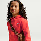Sudadera con gorro sin cierre para niños talla grande Nike Sportswear Club Fleece