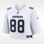 CeeDee Lamb Dallas Cowboys Women's Nike NFL Cropped Tundra Game Jersey