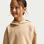 Sudadera con gorro sin cierre de tejido Fleece Studio para niños talla pequeña Nike Sportswear